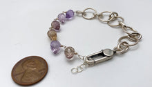 Load image into Gallery viewer, Ametrine and silver bracelet
