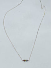 Load image into Gallery viewer, Sapphire and silver necklace
