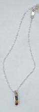 Load image into Gallery viewer, Sapphire and silver necklace
