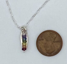 Load image into Gallery viewer, Sapphire and silver necklace
