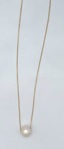 Floating stone necklace