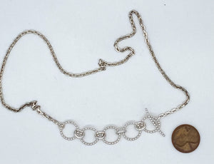 Sterling silver necklace