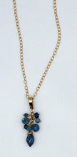 Load image into Gallery viewer, Kyanite and gold necklace
