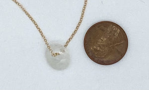 Floating stone necklace
