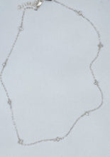 Load image into Gallery viewer, Herkimer diamond and silver necklace
