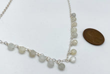 Load image into Gallery viewer, Moonstone and silver necklace
