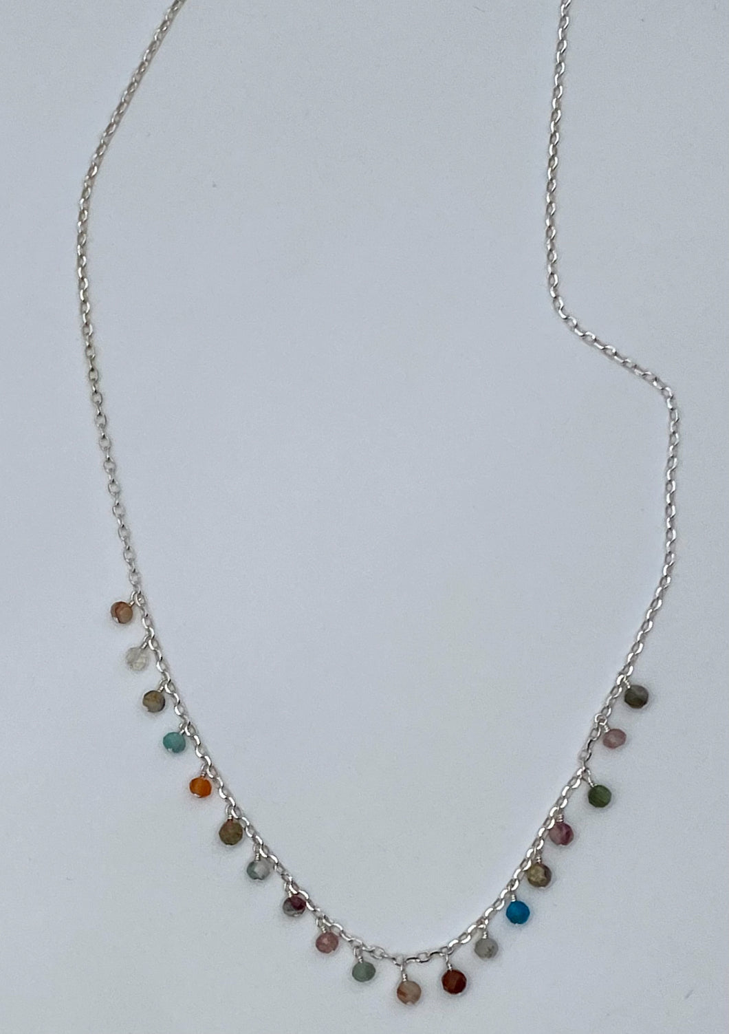 Assorted gemstone necklace
