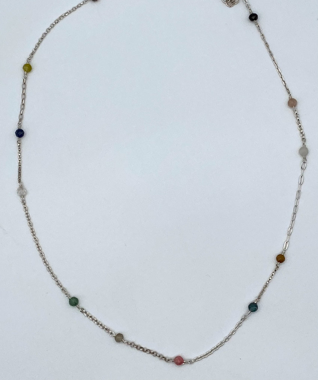 Assorted gemstone necklace