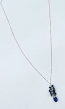 Load image into Gallery viewer, Sapphire and kyanite necklace
