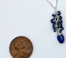 Load image into Gallery viewer, Sapphire and kyanite necklace

