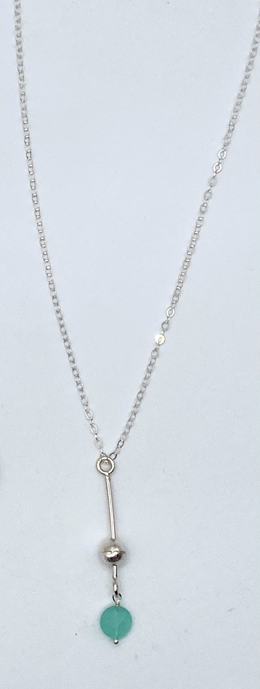 Peruvian chalcedony necklace