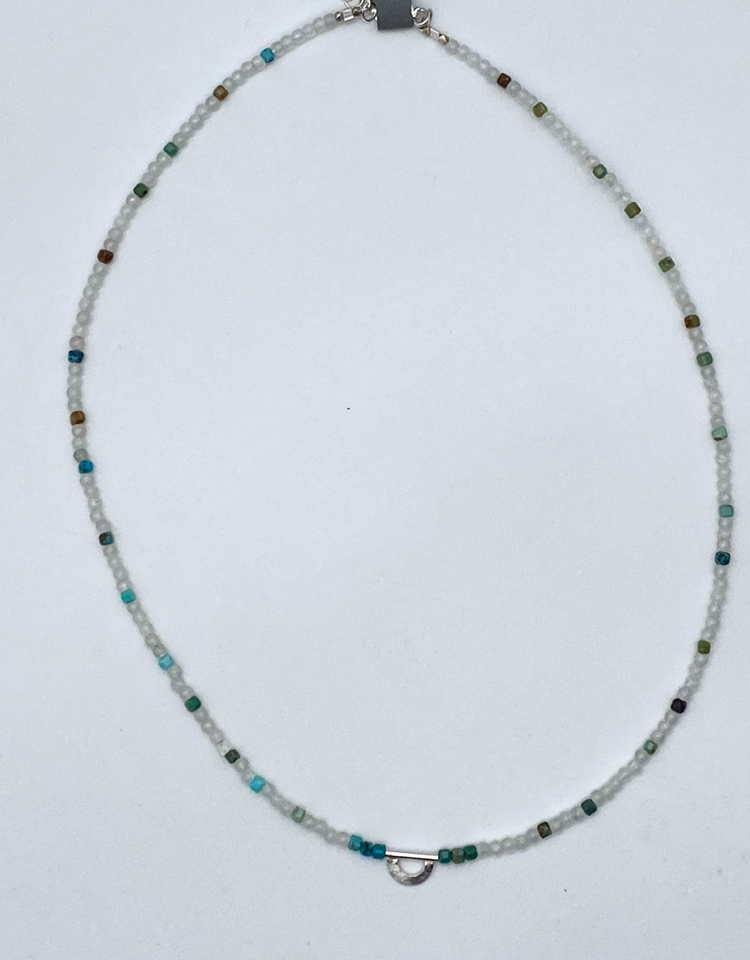 Aquamarine and turquoise necklace