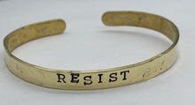 Load image into Gallery viewer, Brass protest bracelet
