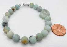 Load image into Gallery viewer, Amazonite and aquamarine bracelet
