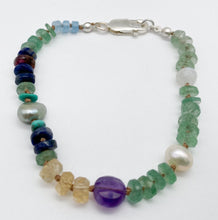 Load image into Gallery viewer, Knotted gemstone bracelet
