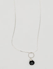 Load image into Gallery viewer, Moss agate and silver necklace
