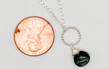Load image into Gallery viewer, Moss agate and silver necklace
