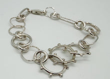 Load image into Gallery viewer, Sterling silver chain bracelet
