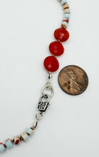 Load image into Gallery viewer, Jasper and carnelian necklace
