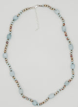 Load image into Gallery viewer, Jasper and aquamarine necklace
