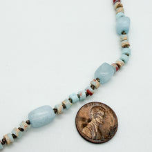 Load image into Gallery viewer, Jasper and aquamarine necklace
