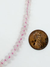 Load image into Gallery viewer, Rose quartz necklace
