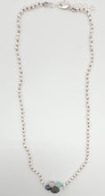 Load image into Gallery viewer, Pearl and gemstone necklace
