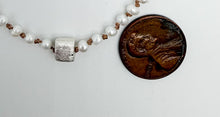 Load image into Gallery viewer, Pearl and silver necklace
