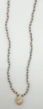 Load image into Gallery viewer, Pearl and fossilized coral necklace
