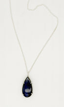 Load image into Gallery viewer, Charoite and silver necklace
