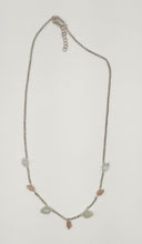 Load image into Gallery viewer, Moonstone, prehnite, and silver necklace
