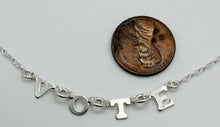 Load image into Gallery viewer, VOTE necklace
