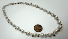Load image into Gallery viewer, Pearl and gemstone necklace
