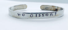Load image into Gallery viewer, Stamped aluminum cuff bracelet--multiple varieties
