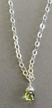 Load image into Gallery viewer, Larger birthstone necklace
