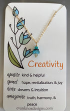 Load image into Gallery viewer, Creativity necklace in gold
