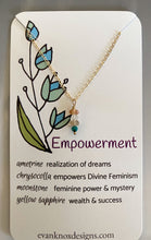 Load image into Gallery viewer, Empowerment necklace in gold
