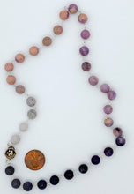 Load image into Gallery viewer, Lepidolite and silver necklace
