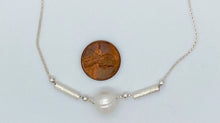 Load image into Gallery viewer, Pearl and Thai silver necklace
