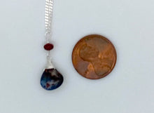 Load image into Gallery viewer, Pietersite, jasper, and silver necklace
