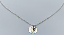Load image into Gallery viewer, Pearl, sterling silver, and gold necklace
